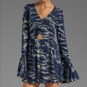 FOR LOVE AND LEMONS TIE DYE DRESS - SIZE MEDIUM